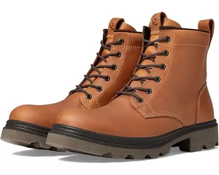 Ботинки Grainer Waterproof Lace Ankle Boot ECCO, янтарный нубук