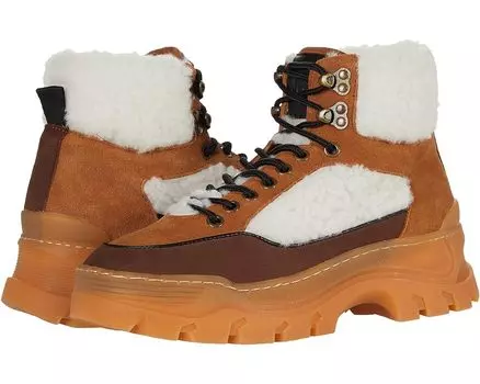 Ботинки GREATS Hewes Hiker, цвет Tobacco Multi Suede