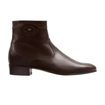 Ботинки Gucci Ankle Boot Logo Embellished - Cocoa, коричневый