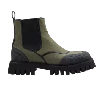 Ботинки Gucci GG Ankle Boot 'Green', зеленый