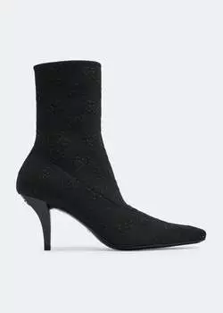 Ботинки Gucci GG Knit Ankle, черный