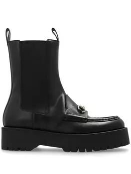 Ботинки Gucci Horsebit 45 мм, черный