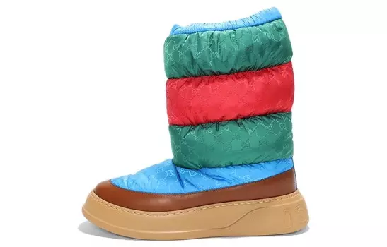 Ботинки Gucci, коричневый / синий