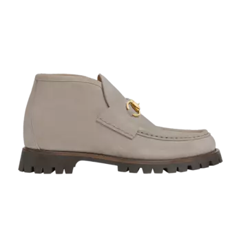 Ботинки Gucci Wmns Horsebit Ankle Boot 'Light Beige', серый
