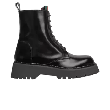Ботинки Gucci Wmns Web Ankle Boot Black, черный