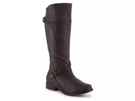 Ботинки Harley Wide Calf для верховой езды Journee, Brown