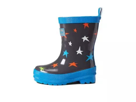 Ботинки Hatley Kids Ombre Stars Shiny Rain Boots (Toddler/Little Kid/Big Kid), серый