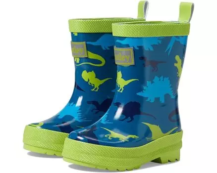 Ботинки Hatley Real Dinos Shiny Rain Boots, синий