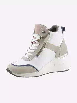 Ботинки Heine на шнуровке, бежевый