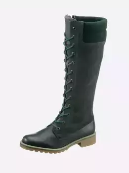 Ботинки Heine на шнуровке, зеленый