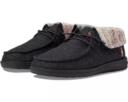 Ботинки Hey Dude Wendy Fold Felted Cozy, черный