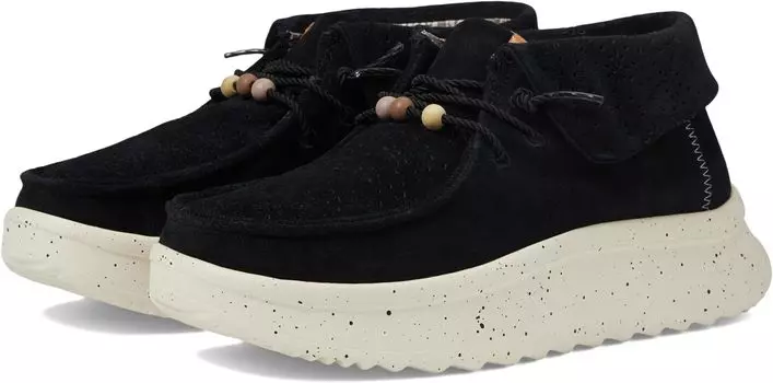 Ботинки Hey Dude Wendy Peak Suede Fold Boot, черный