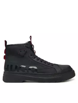 Ботинки HUGO Botines planos Urian 50537065, черный