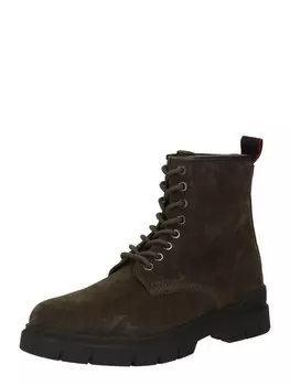 Ботинки HUGO Lace-Up Boots Ryan, темно-зеленый