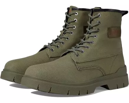 Ботинки HUGO Ryan Canvas Lace-Up, цвет Olive Grey