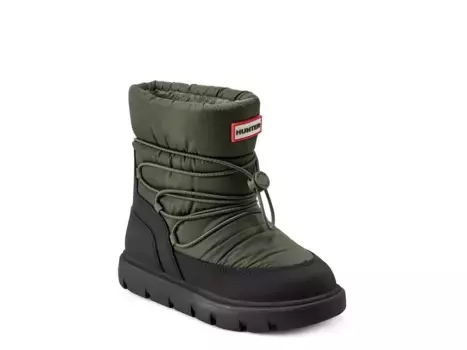 Ботинки HUNTER Cozy Boot - детские, темно-зеленые