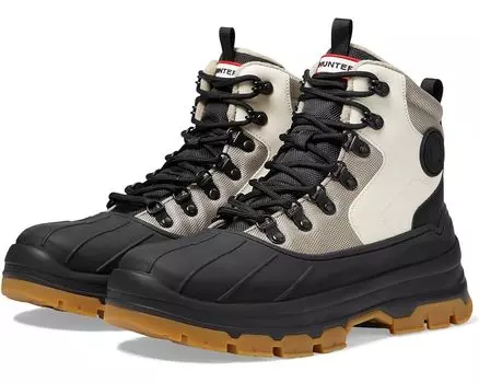 Ботинки Hunter Explorer Duck, цвет White Willow/Alloy/Black/Gum