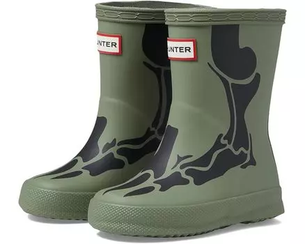 Ботинки Hunter First Dinosaur Boot, цвет Lichen Green/Black