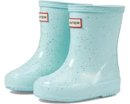 Ботинки Hunter Kids Original First Classic Giant Glitter Boot, цвет Aqua Flash