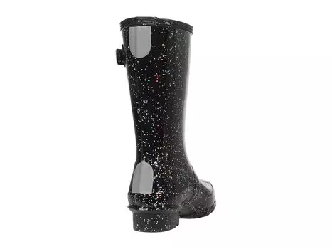 Ботинки Hunter Kids Original Giant Glitter Wellington Boots (Little Kid/Big Kid), черный
