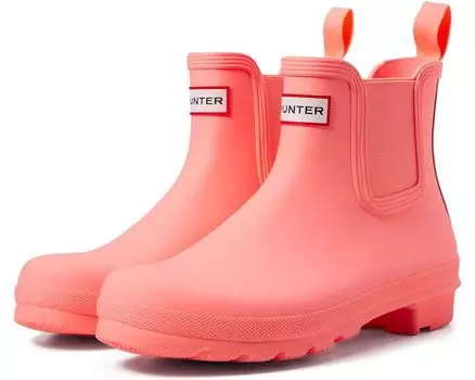 Ботинки Hunter Original Chelsea Logo Backstrap, оранжевый