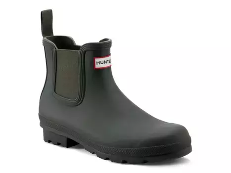 Ботинки HUNTER Original Chelsea Rain Boot — женские, темно-зеленые