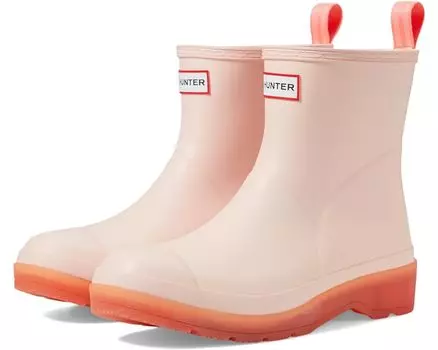 Ботинки Hunter Play Short Translucent Sole, оранжевый