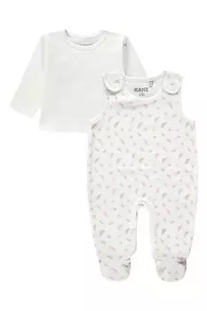 Ботинки и блузка типа комбинезона Kanz, белый