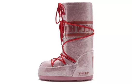 Ботинки Icon Glitter Snow Moon Boot, цвет Pink sequins