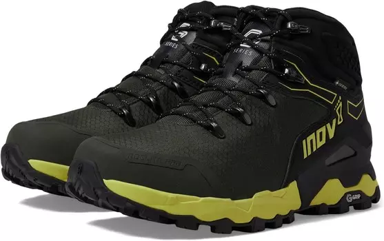 Ботинки inov-8 Roclite Pro G 400 GTX V2, цвет Olive/Black/Yellow