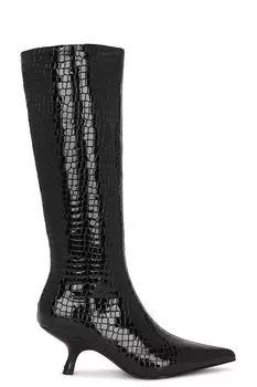 Ботинки intrepid-k из крокодиловой кожи Jeffrey Campbell, черный