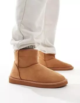 Ботинки из искусственной замши бежевого цвета Jack & Jones
