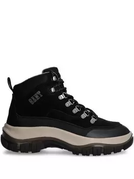 Ботинки из кожи Gant, черный