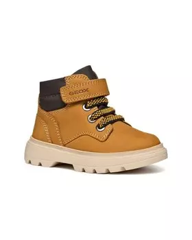 Ботинки из кожи Geox Kiddartah, желтый