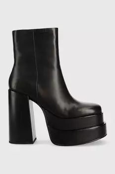 Ботинки из кожи кобры Steve Madden, черный