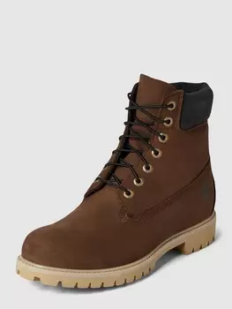 Ботинки из кожи модель "6 Inch Premium" Timberland, темно-коричневый