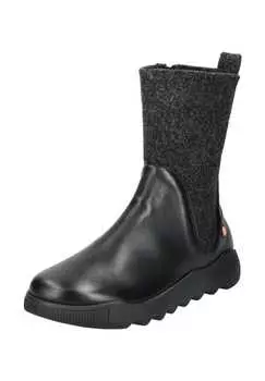 Ботинки из кожи/текстиля Softinos, черный