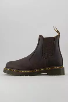 Ботинки из нубука Chelsea 2976 Dr Martens, коричневый