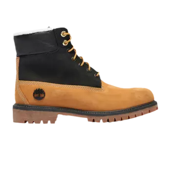 Ботинки из овчины премиум-класса 6 дюймов Junior Timberland, желто-коричневый