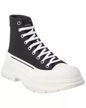 Ботинки из парусины Alexander McQueen Tread Slick, черный