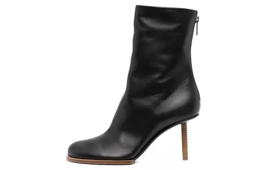 Ботинки Jacquemus Les Bottines Rond Carr, черный