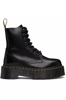 Ботинки Jadon на платформе из гладкой кожи Dr. Martens, черный