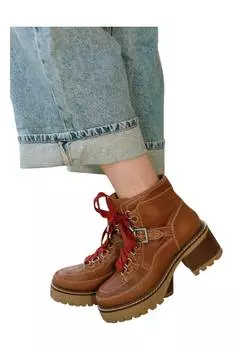 Ботинки Jasper Hiker Ankle Boot коричневого цвета Free People