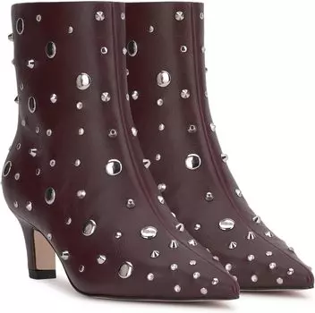 Ботинки Jessica Simpson Viviana Kitten Heel Studded Bootie, цвет Dark Cherry