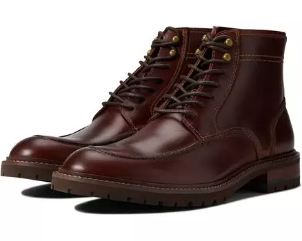 Ботинки Johnston & Murphy Barrett Moc Toe Boot, цвет Mahogany Full Grain