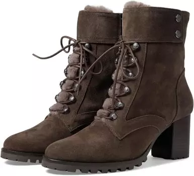 Ботинки Johnston & Murphy Vivica Lace-Up Boot, цвет Dark Gray Suede