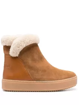 Ботинки Juliet на плоской подошве See by Chlo, коричневый