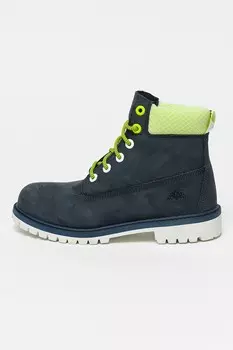 Ботинки Junior Hi-Vis из нубука Timberland, зеленый