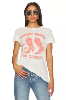 Ботинки Junk Food These Were Made For Dancin' Tee, цвет Vintage White