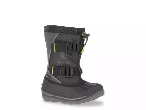 Ботинки Kamik Glacial Snow Boot - детские, черные